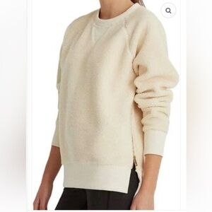 NWT Ralph Lauren Faux Shearling Crewneck Pullover sweater.Switzerland